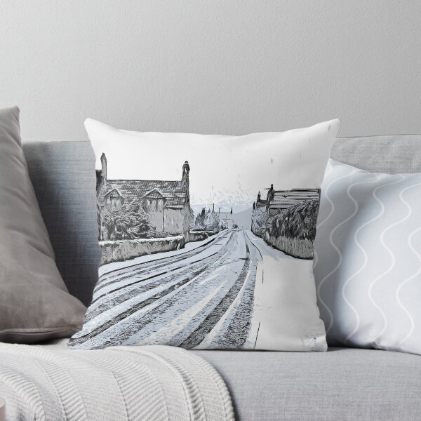 Artikelvorschau, Union Street, Harthill with Woodall - Snow entworfen und verkauft von Paul Rowland.