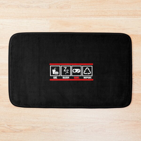 Item preview, Eat Sleep Game Repeat designed and sold by HoneyBadgerBox.