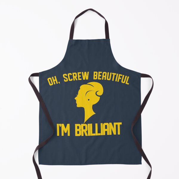 Aperçu de l'œuvre Oh Screw Beautiful Im Brilliant - Jaune créée et vendue par Chubuter.