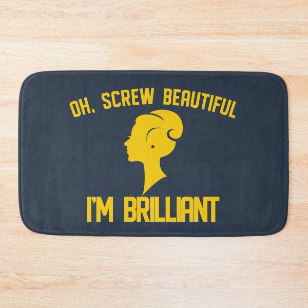 Item preview, Oh Screw Beautiful Im Brilliant - Yellow designed and sold by Chubuter.