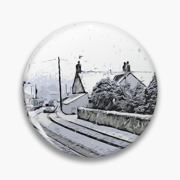 Artikelvorschau, Union Street, Harthill with Woodall - Snow entworfen und verkauft von Paul Rowland.
