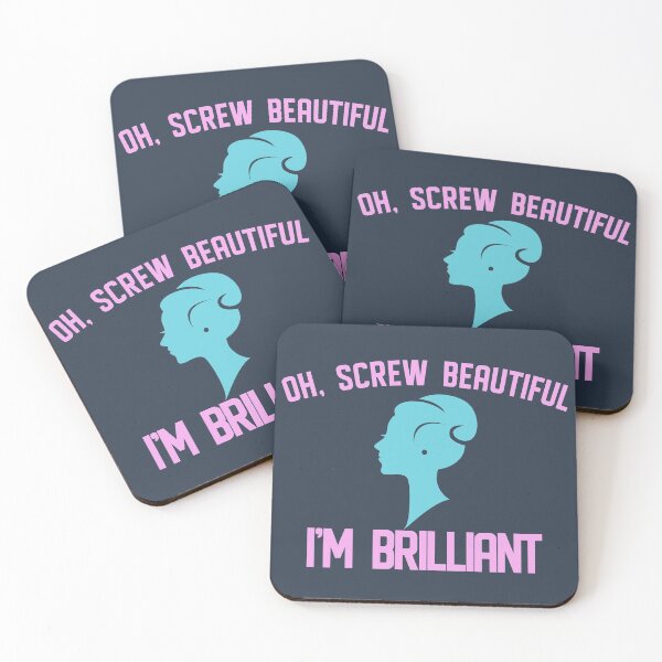 Item preview, Oh Screw Beautiful Im Brilliant - Mint and Pink designed and sold by Chubuter.