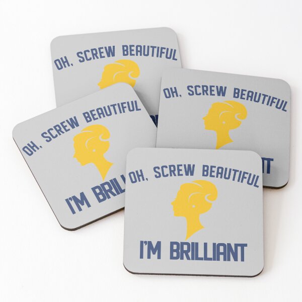 Item preview, Oh Screw Beautiful Im Brilliant - Blue designed and sold by Chubuter.