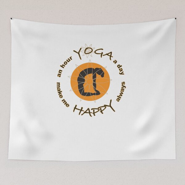 Item preview, An hour Yoga a day make me happy always Top, Woman yoga tank top, Best gift yoga friend,  Happy yoga lover designed and sold by koonam.