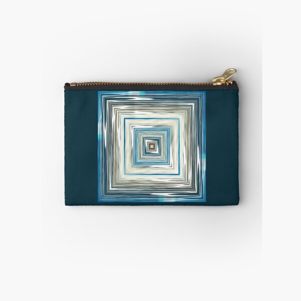 Item preview, Geometric Tile Pattern - Optical Illusions I -  Teal Brown designed and sold by © Maya Lavda || wocado.