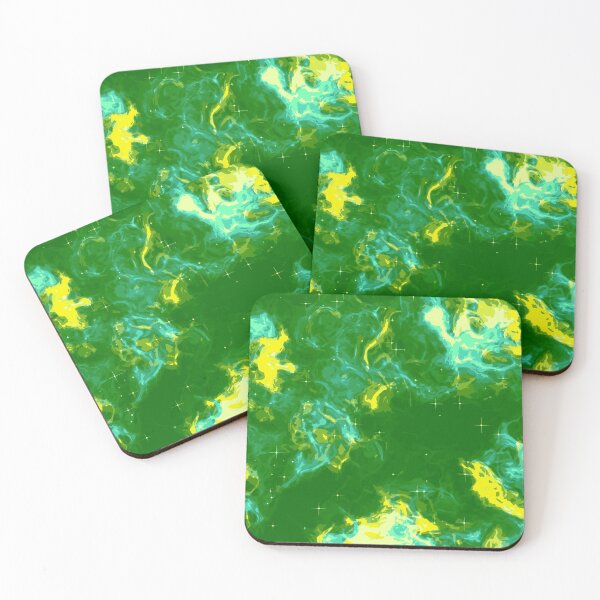 Item preview, Green and Yellow Abstract Pattern designed and sold by Rell1970.