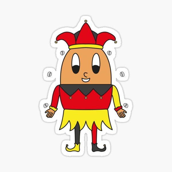 Jester Egg Sticker