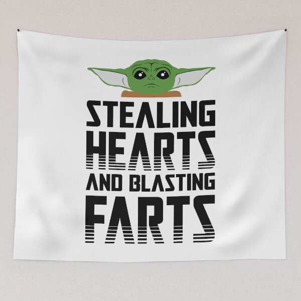 Item preview, Stealing Hearts And Blasting Farts Funny Baby Space Sci-Fi Black designed and sold by Singhe Design.