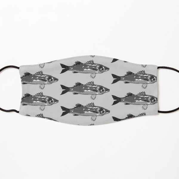 European Bass Fish Kids Mask