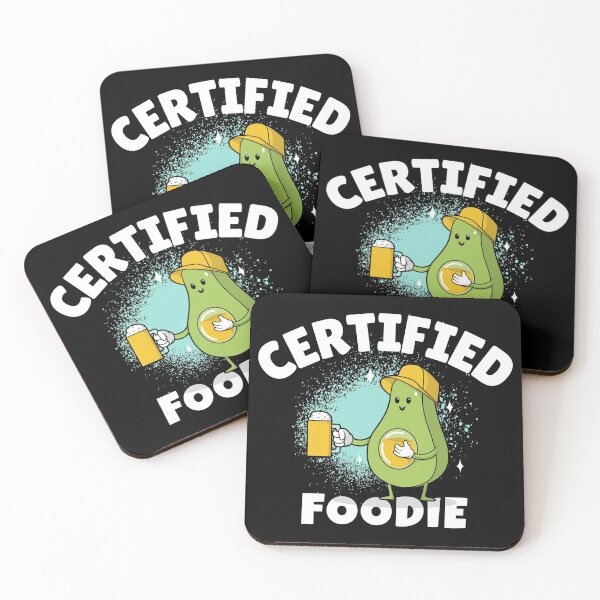 Item preview, Avocado drinking Beer Certified Foodie Food Lover Gift designed and sold by mikels.