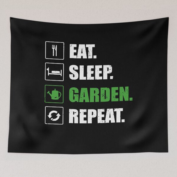 Item preview, Garden Design Eat Sleep Garden Repeat designed and sold by Joxxio.