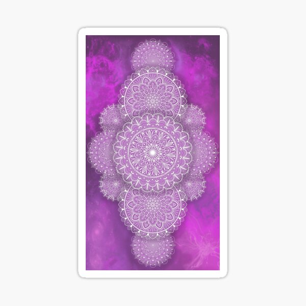 Purple Mandala Wallpaper Sticker