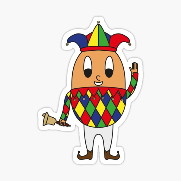 Jester Egg Sticker