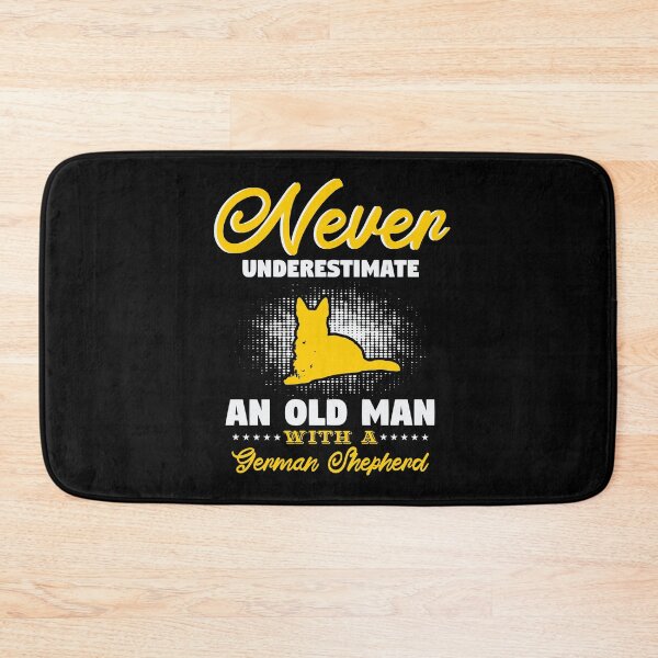 Item preview, Never Underestimate Old Man with German Shepherd designed and sold by teamph.