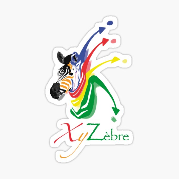 Logo Zèbre Sticker