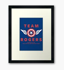 Team Rogers Framed Print