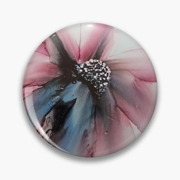 Item preview, Flower pink grey KleurRijk Els Delacourt designed and sold by KleurRijk.