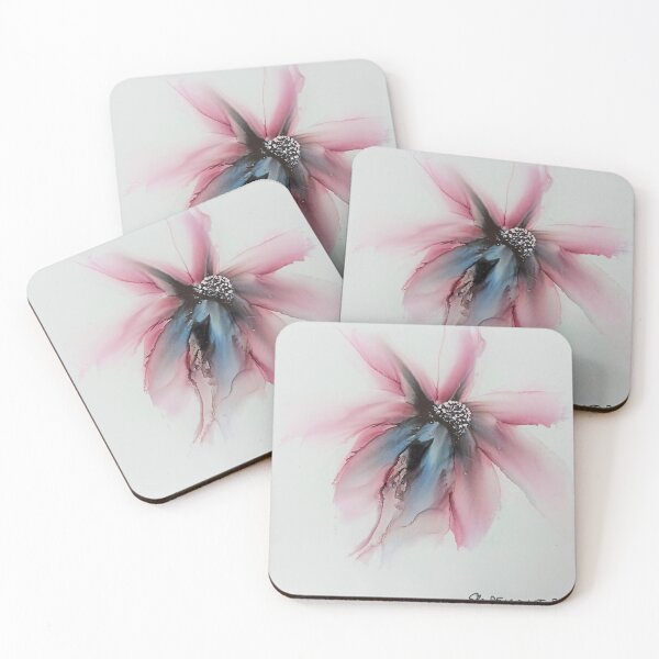 Item preview, Flower pink grey KleurRijk Els Delacourt designed and sold by KleurRijk.