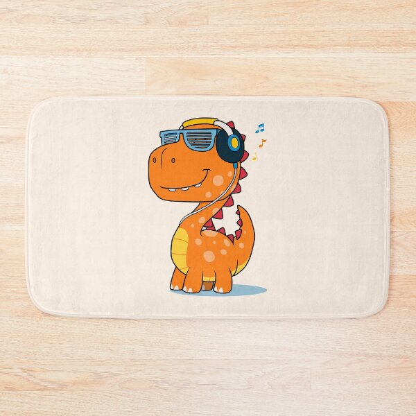 Item preview, Cool Dinosaur listening to Music designed and sold by kalud-zoldyck.