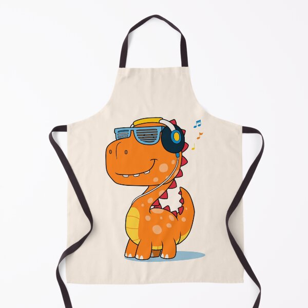 Item preview, Cool Dinosaur listening to Music designed and sold by kalud-zoldyck.