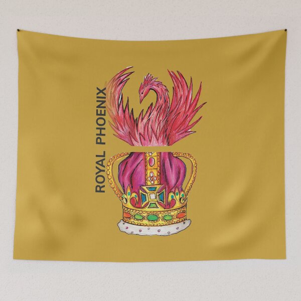 Item preview, ROYAL PHOENIX by FrankenDuo gold satin sheen designed and sold by FrankenDuo.