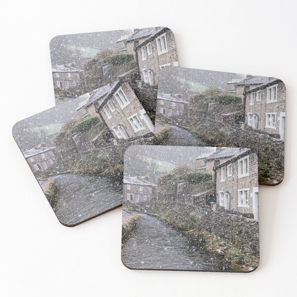 Item preview, Gentle Snow Fall in Castelton, Derbyshire Peak District designed and sold by mcworldent.