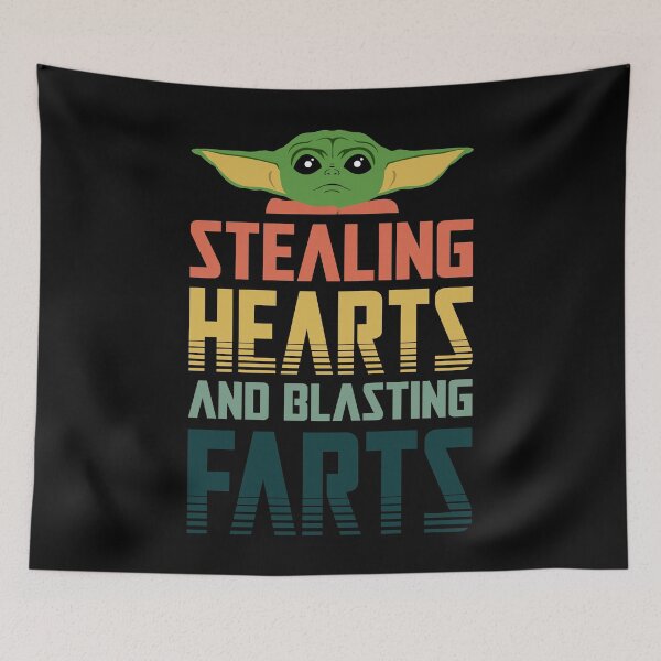 Item preview, Stealing Hearts And Blasting Farts Funny Baby Space Sci-Fi Vintage Retro designed and sold by Singhe Design.
