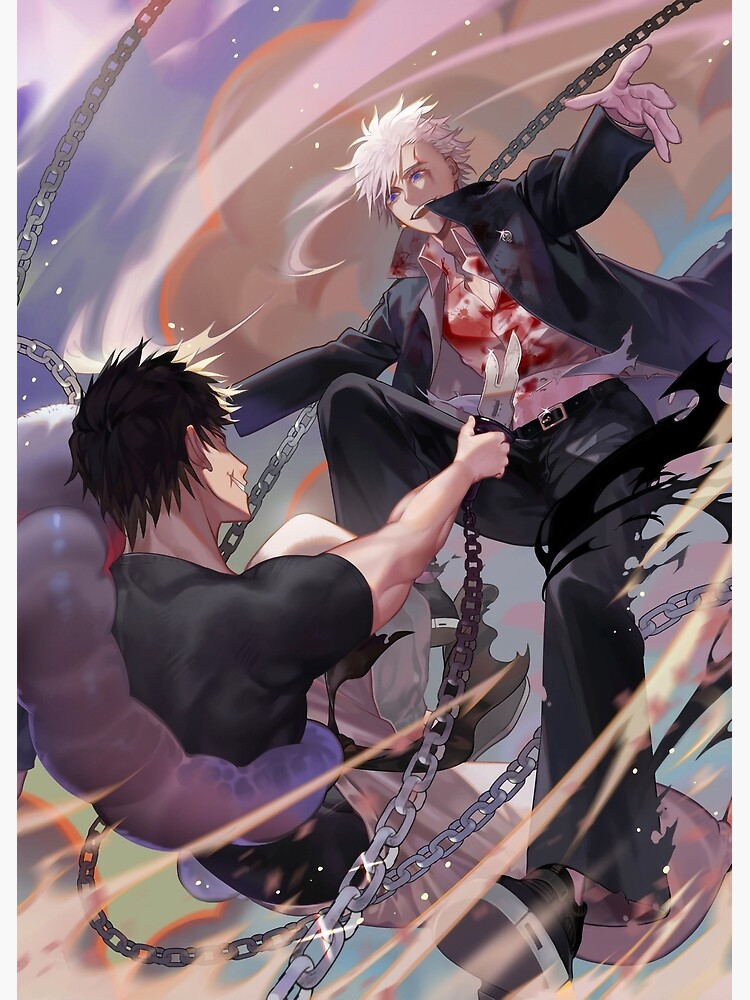 Gojo Satoru Vs Toji Fushiguro Jujutsu Kaisen Art Print By - Otosection