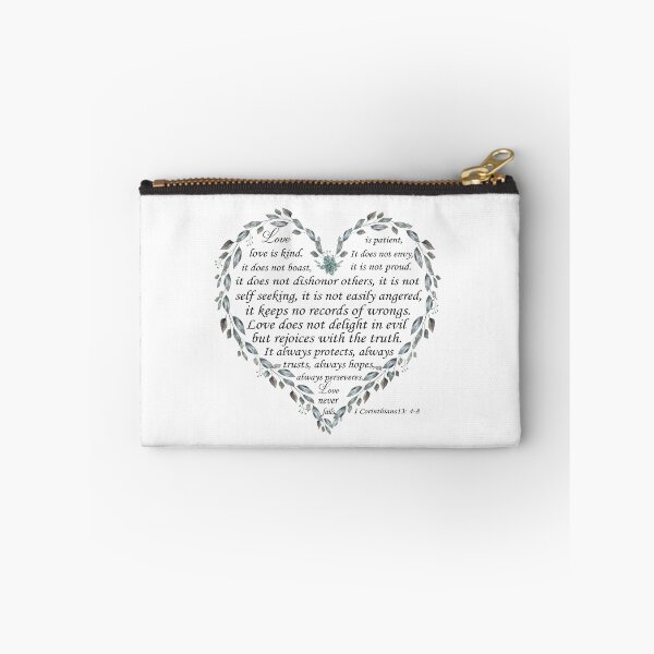 Item preview, Heart of 1 corinthians 13: 4-8 complete bible verse  designed and sold by latiendadearyam.