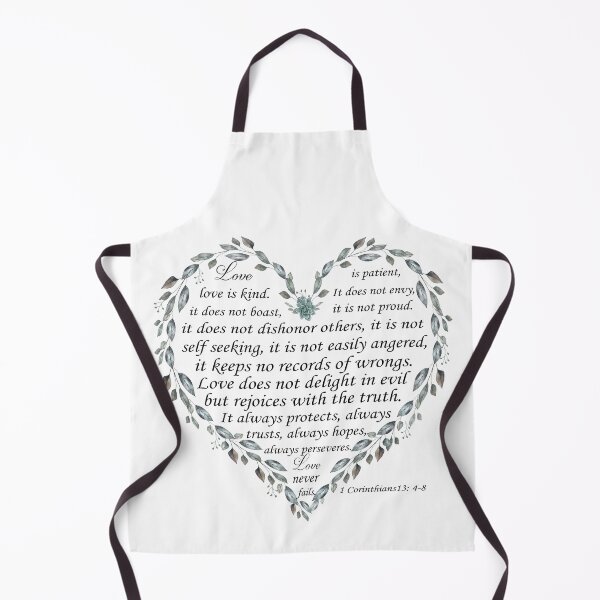 Item preview, Heart of 1 corinthians 13: 4-8 complete bible verse  designed and sold by latiendadearyam.