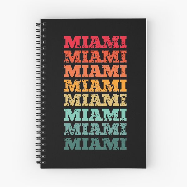 Item preview, Miami - repeated retro vintage sunset colors with a distressed design effect designed and sold by Rhu Creations.