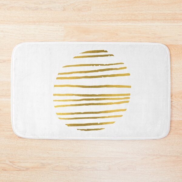 Item preview, Golden stripes in circle designed and sold by printhappy.