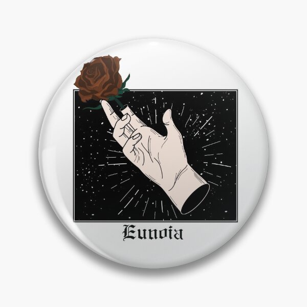Item preview, Aesthetic Rose Mystic Hand Quote Eunoia designed and sold by YALPOShop.