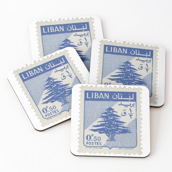 Item preview, Vintage Lebanon post designed and sold by K.Habibi.
