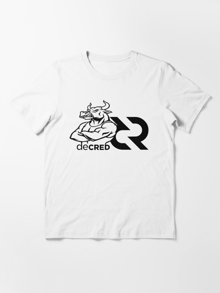 Alternate view of Decred Strong Bull © v1 (Design timestamped by https://timestamp.decred.org/) Essential T-Shirt