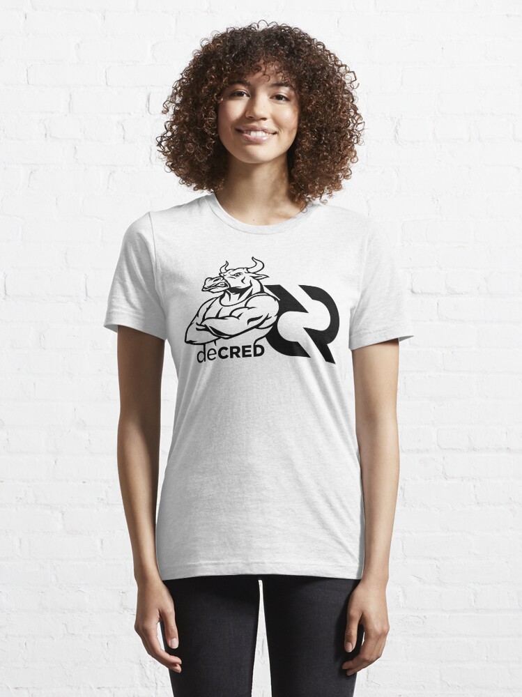 Alternate view of Decred Strong Bull © v1 (Design timestamped by https://timestamp.decred.org/) Essential T-Shirt