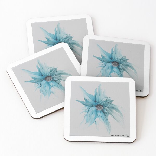 Item preview, Flower licht blauw KleurRijk Els Delacourt designed and sold by KleurRijk.
