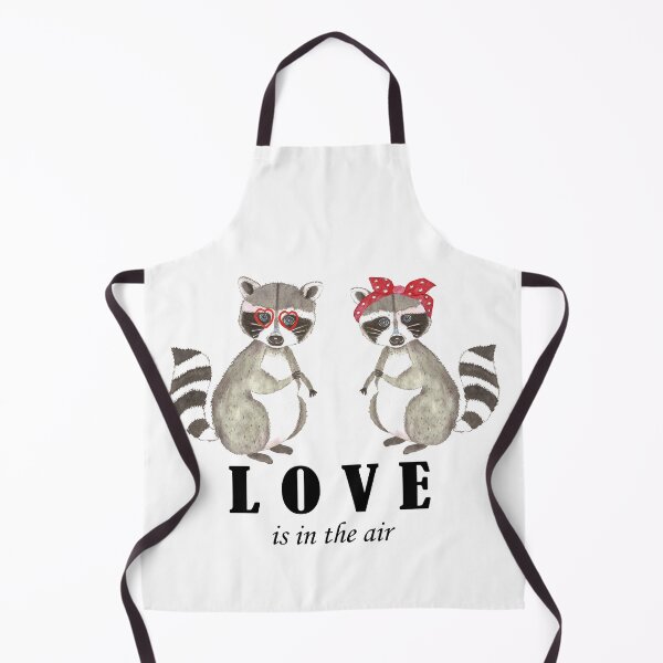 Item preview, Love is in the air Valentines Racoons in love designed and sold by latiendadearyam.