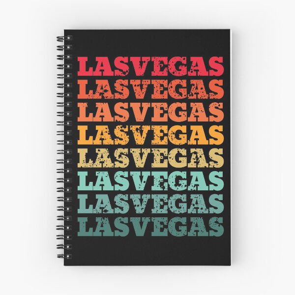 Item preview, Las Vegas - repeated retro vintage sunset colors with a distressed design effect designed and sold by Rhu Creations.