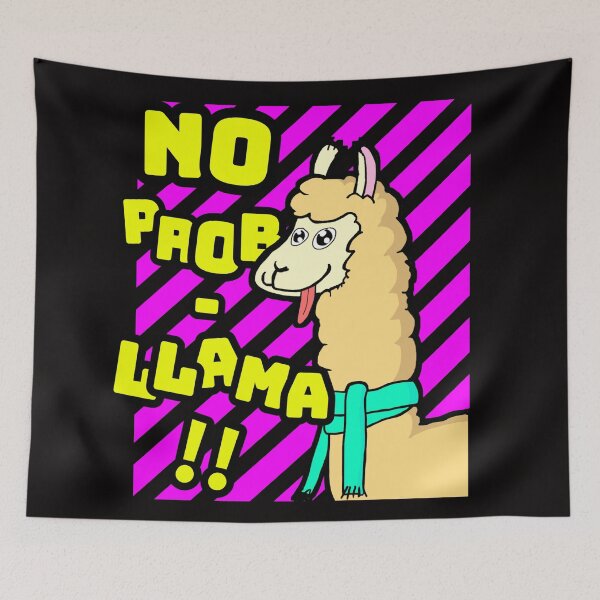 Item preview, No Probllama Llama designed and sold by Kolsab.