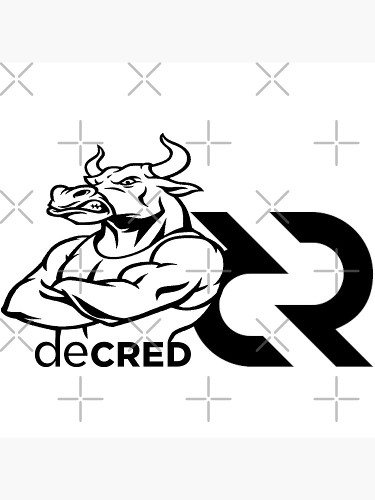 (sticker) Decred Strong Bull v2 by OfficialCryptos
