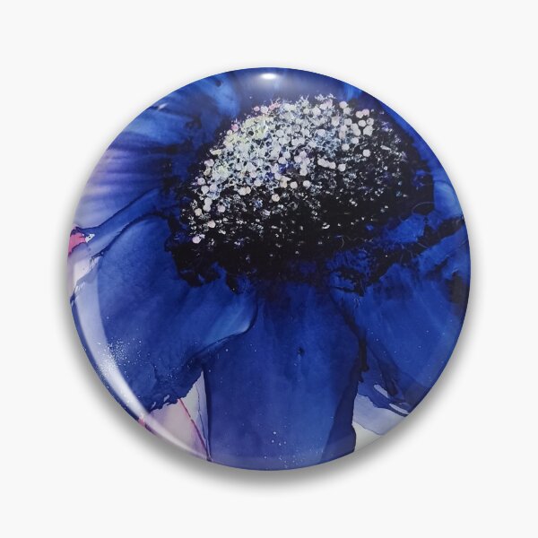 Item preview, Flower blue pink KleurRijk Els Delacourt designed and sold by KleurRijk.
