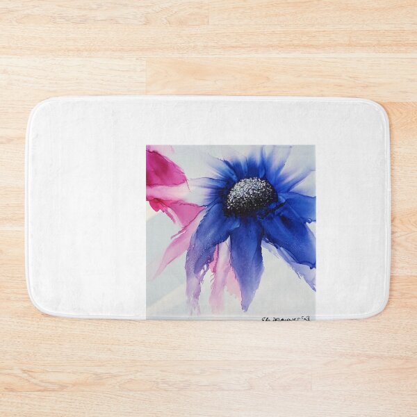 Item preview, Flower blue pink KleurRijk Els Delacourt designed and sold by KleurRijk.
