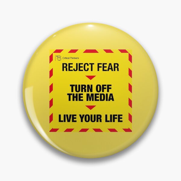 Item preview, REJECT FEAR | TURN OFF THE MEDIA | LIVE YOUR LIFE designed and sold by axelle1410.