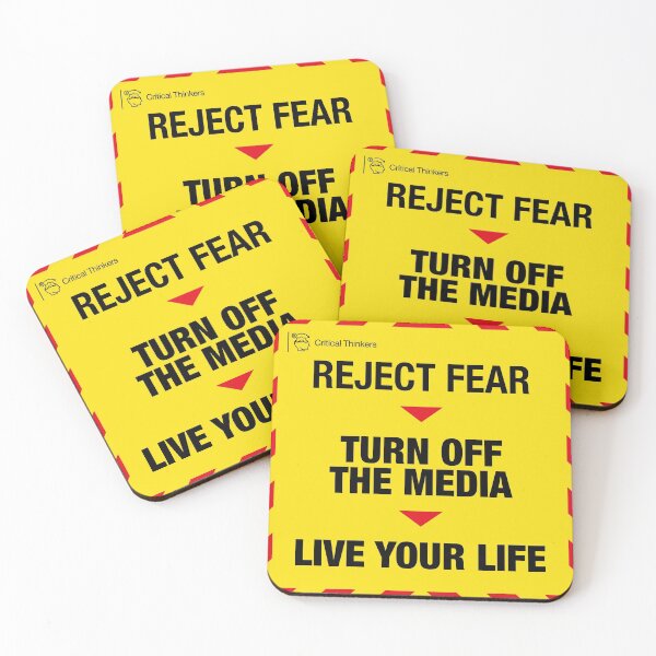 Item preview, REJECT FEAR | TURN OFF THE MEDIA | LIVE YOUR LIFE designed and sold by axelle1410.