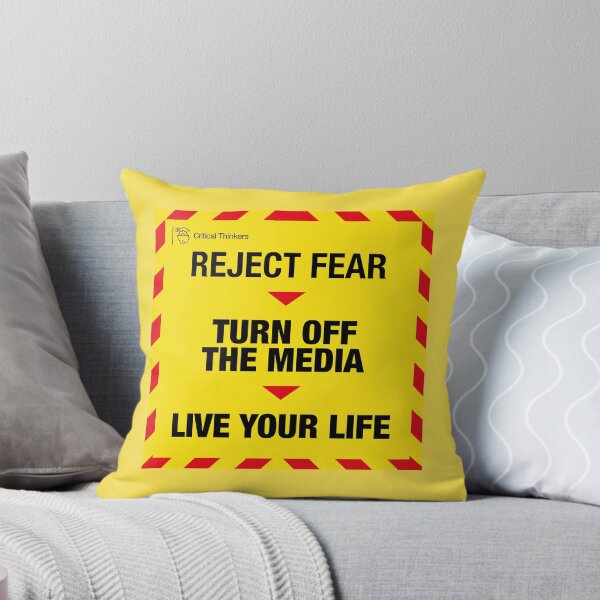 Item preview, REJECT FEAR | TURN OFF THE MEDIA | LIVE YOUR LIFE designed and sold by axelle1410.
