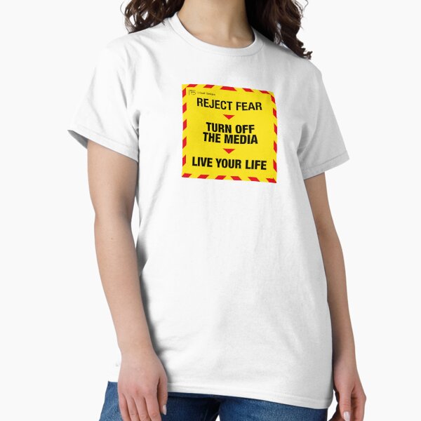 Item preview, REJECT FEAR | TURN OFF THE MEDIA | LIVE YOUR LIFE designed and sold by axelle1410.