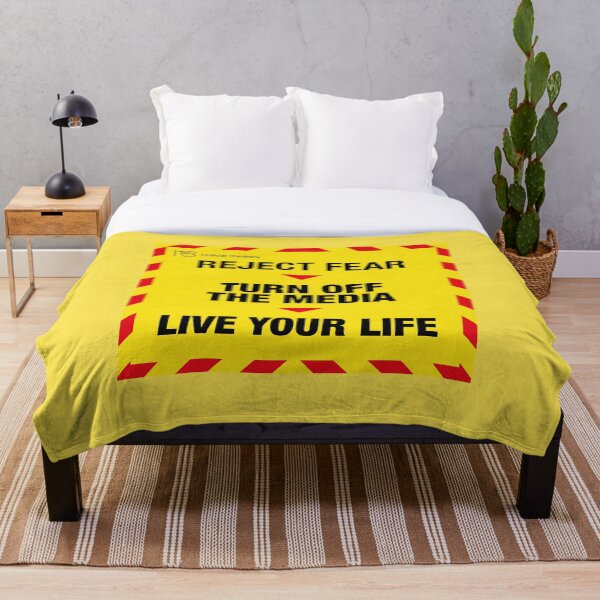 Item preview, REJECT FEAR | TURN OFF THE MEDIA | LIVE YOUR LIFE designed and sold by axelle1410.