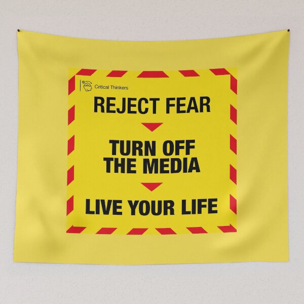 Item preview, REJECT FEAR | TURN OFF THE MEDIA | LIVE YOUR LIFE designed and sold by axelle1410.