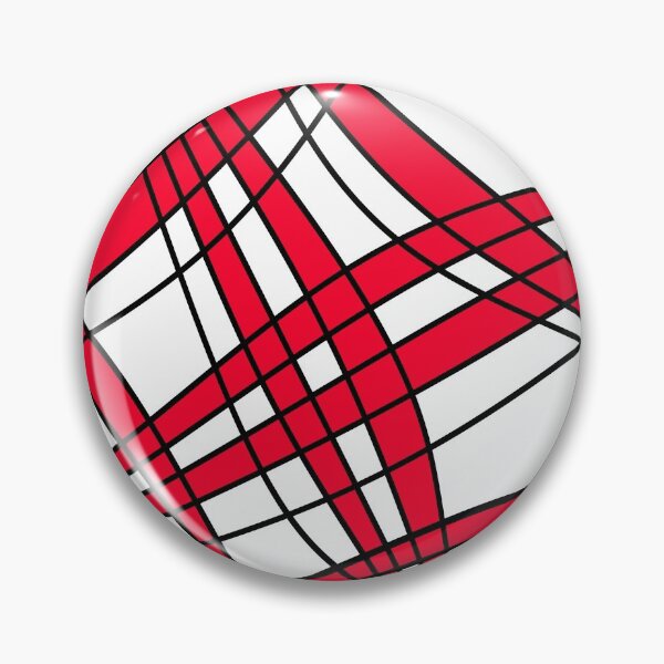 Item preview, Abstract pattern - red, white and black. designed and sold by K.S ART.